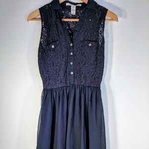 American Rag Sleeveless Lace Top Dress